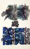 Feuilles VI" by Jean Paul Riopelle, 1967, Lithographie, sold Sep 2020