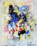 Les nuages de Debussy by Léon Bellefleur, Gouache, sold Sep 2020