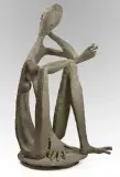Jeune femme lamelliforme (c.1951) by Robert Couturier, Bronze, sold May 2020