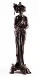 Phalène by Lucien Charles Edouard Alliot, Bronze à patine noire Traces de signature à la base, sold May 2020
