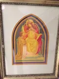 Le Christ Roi by Jacques Brasilier, Aquarelle non signée, sold Sep 2019