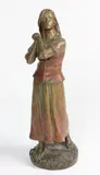 Jeanne d'Arc by Raoul François Larche, Bronze à patine brune et mordorée, sold May 2025