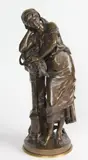 Allégorie du printemps by Mathurin Moreau, Épreuve en bronze à patine brune, sold May 2025