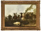 Le retour du blessé by Georg Philip Rugendas, Toile Hauteur :, sold May 2025