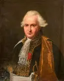 Portrait de Jean-Baptiste Lebrun de Rochemont by Robert Lefèvre, 1736, Toile, sold Apr 2025