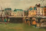 Vue de Paris by Serge Belloni, Panneau, sold Mar 2017