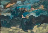 Paysage by Eugène Gabritschevsky, Gouache sur papier, sold Mar 2017