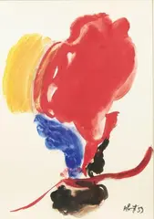 Bombe atomique by Marcel Pouget, 1959, Gouache sur papier, sold Mar 2017