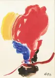 Bombe atomique by Marcel Pouget, 1959, Gouache sur papier, sold Mar 2017