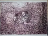 Métamorphose by Louis Pons, 2013, Encre et crayon sur papier, sold Mar 2017