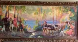 Scène bucolique by Paul Gervais, Toile marouflée sur panneau et peinte signée en bas à gauche, sold Dec 2020