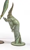 Le joyau by Isabelle Jeandot, 2009, Épreuve en bronze à patine verte, sold Oct 2020