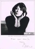 / by Juliette Greco, Photographie par Irmeli Jung signée de sa main avec quelques mots autographes, vintage Ann, sold Nov 2024