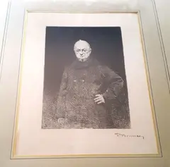 / by Léon Bonnat, Lithographie sur japon représentant le Président THIERS, sold Nov 2024