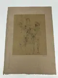 Les Marionnettes 2 by Hans Bellmer, Gravure à pointe-sèche et aquatinte, sold Oct 2024