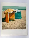 Plage by Loïc Dubigeon, Lithographie E/A, sold Oct 2024