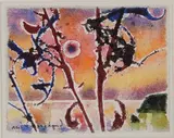 Le soir immobile by André Marchand, Aquarelle sur papier, sold Oct 2024