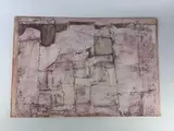 Composition rose et gris by Anna Shanon, Collage et encre sur papier, sold Sep 2024