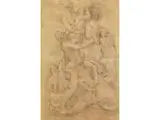 Der Raub der Sabinerinnen by Andrea Andreani, pencil, offered Mar 2024