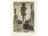 L'idole by Félicien Rops, etching, sold Jul 2018