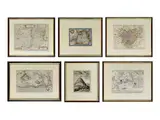 Untitled by Konvolut von sechs Kupferstichen des 18. Jahrhunderts, engraving, offered Sep 2024