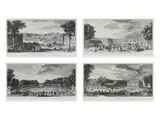 Untitled by Konvolut von vier Kupferstichen, engraving, sold Sep 2024