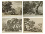 Untitled by Konvolut von vier Kupferstichen, engraving, offered Sep 2017
