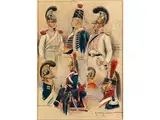 Troupes de la Confederation du Rhine by Edmond Lajoux, watercolor, offered Sep 2015