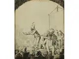 Der Quacksalber by gen. Dietricy Christian Wilhelm Ernst Dietrich, etching, sold Dec 2015