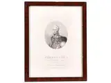 Portrait Kaiser Franz i. von Österreich by Blasius Höfl, engraving, offered Jul 2015