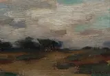 Paysage d’Arthabaska, PQ by Marc-Aurèle de Foy Suzor-Coté, 1924, oil on board, sold May 2022