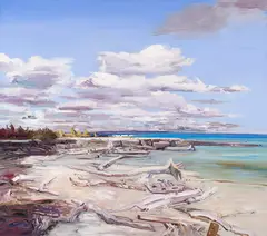 Whitefish Island by John Hartman, 2009, oil on canvas, sold May 2022