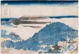 Cushion Pine at Aoyama by Katsushika Hokusai, woodblock print on paper, sold Apr 2022