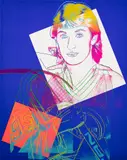 Wayne Gretzky #99 (F.&S.II.306) by Andy Warhol, screenprint on Lenox Museum Board, sold Apr 2022