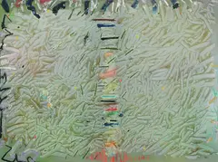 Hallowedstrum by Stanley Boxer, oil on canvas, sold Apr 2022