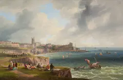 Broadstairs, Kent by James Wilson Carmichael, 1863, oil on canvas, sold Apr 2022