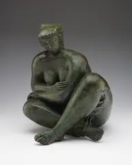 Seated Woman by Antoniucci Volti, bronze, sold Apr 2022