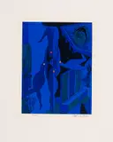 Blue Nudes by Alfred Pellan, serigraph on paper, sold Mar 2022
