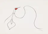 Goose by Benjamin Chee Chee, 1976, acrylic on paper, sold Feb 2022