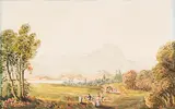 Loch Arroquhar by George Heriot, watercolour on paper, sold Jan 2022