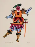 Sire Tobie Belch by Alfred Pellan, 1971, colour serigraph on paper, sold Jan 2022