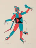 Sire André by Alfred Pellan, 1971, colour serigraph on paper, sold Jan 2022