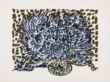 Huîtres Malpèque (Série Dommage) by Jean Paul Riopelle, etching on paper, sold Nov 2022
