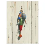 Stick Bobbers by Joe Seme, Acrylic on board, sold Nov 2024