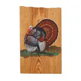 Wild Turkey by Duane Raver Jr., Acrylic on wood panel, sold Nov 2024