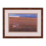 Pheasant Hunt by Russell Buzzell, Acrylic on paper, sold Nov 2024
