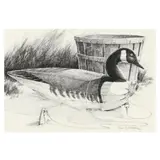 Another Season by Bruce A Woodward, Ink on paper, sold Nov 2024