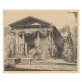Playmakers’ Theater, North Carolina State University [University of North Carolina at Chapel Hill], Chapel Hill, North Carolina by Louis Orr, Etching, sold Nov 2024