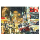 Broadway Streetscape by Rodney Moser, Watercolor on paper, sold Nov 2024