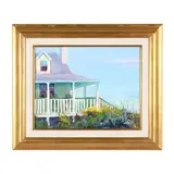 Wrightsville Cottage by Jodie Wrenn Rippy, Oil on panel, sold Nov 2024